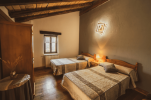 Habitación doble con dos camas individuales